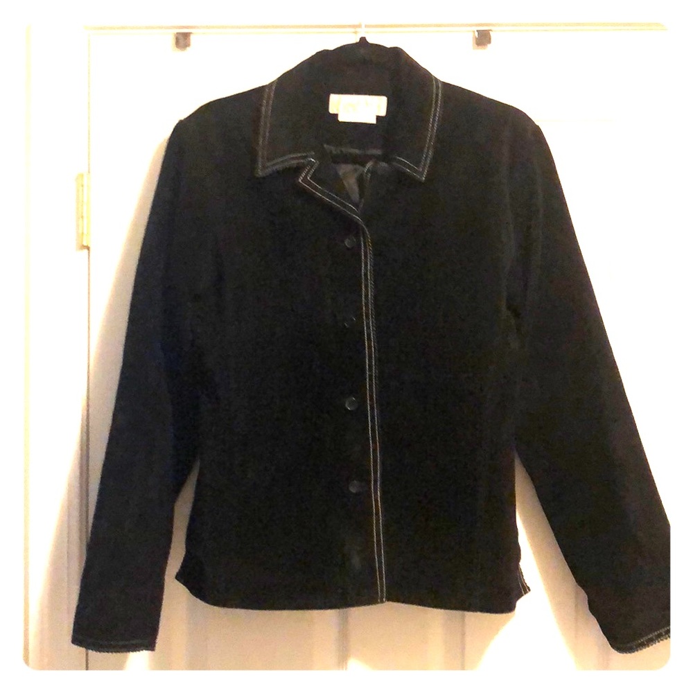 Margaret Godfrey suede jacket